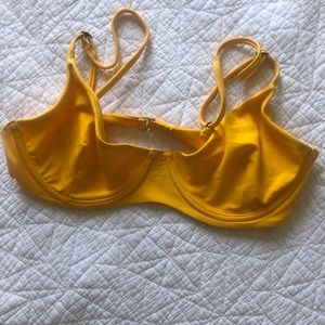 Yellow bikini top